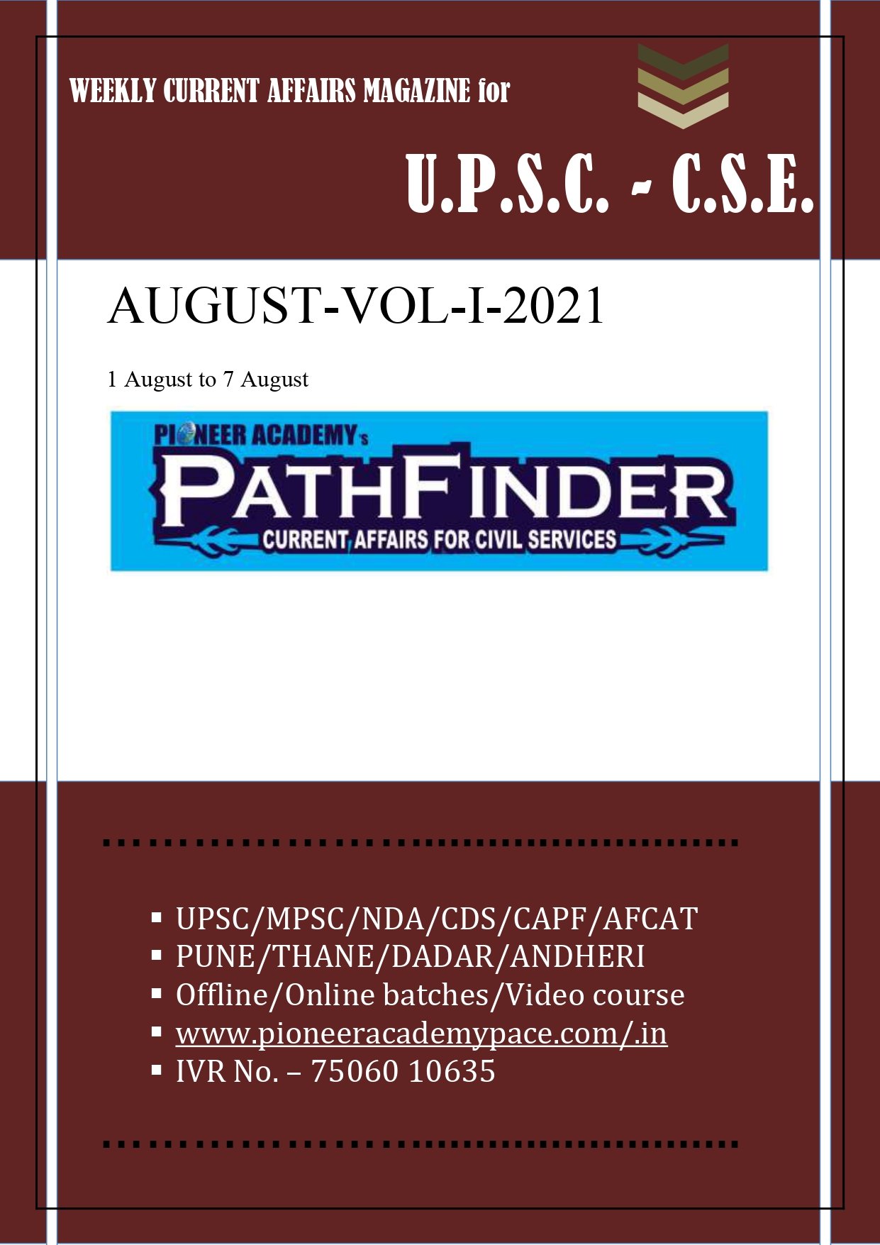 AUGUST-VOL-I-2021