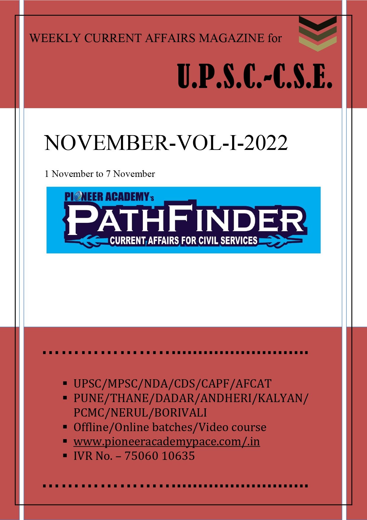 NOVEMBER-VOL-I-2022