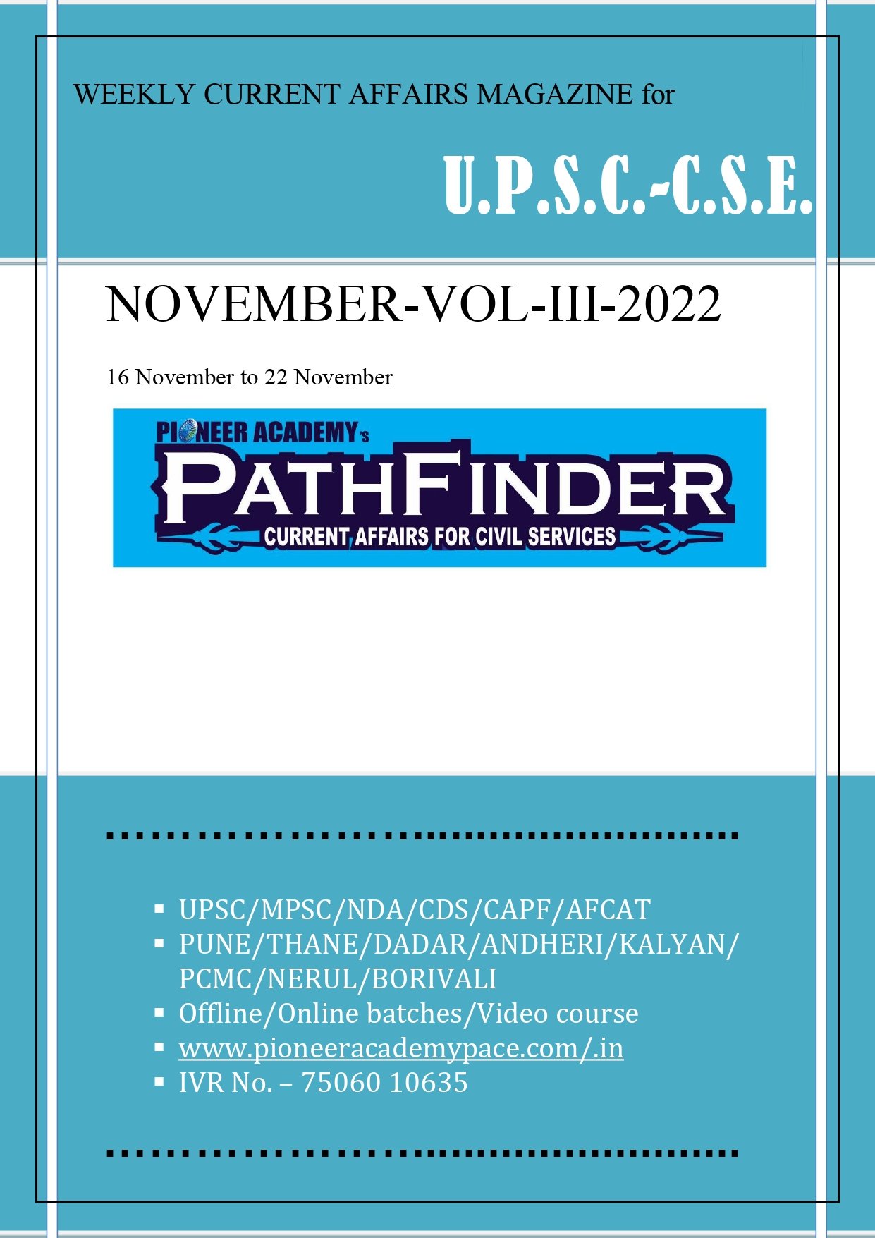 NOVEMBER-VOL-III-2022