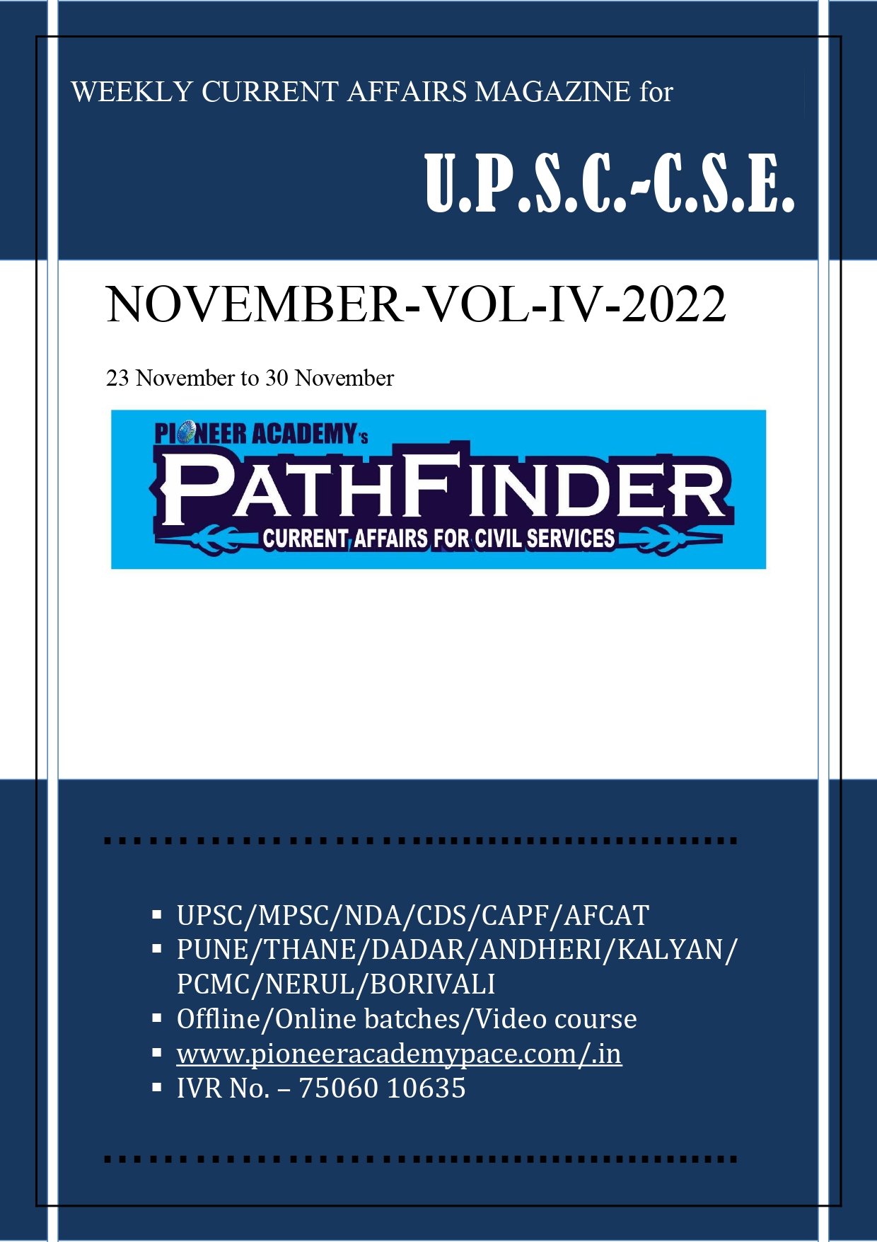 NOVEMBER-VOL-IV-2022