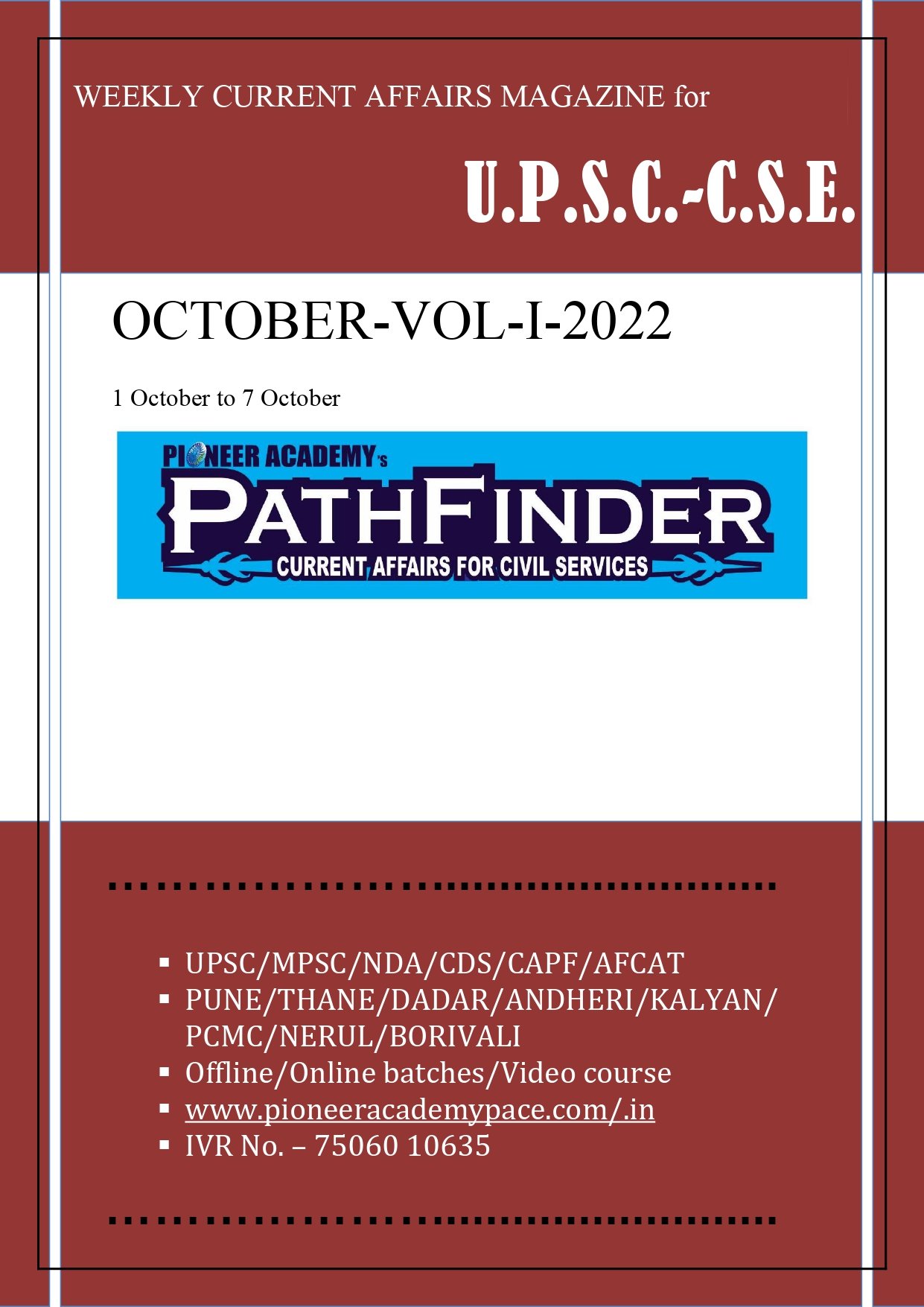 OCTOBER-VOL-I-2022