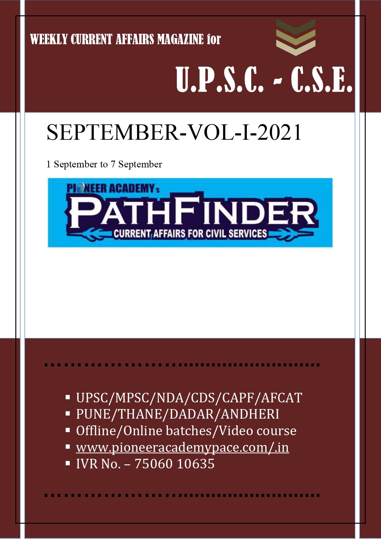 SEPTEMBER-VOL-I-2021