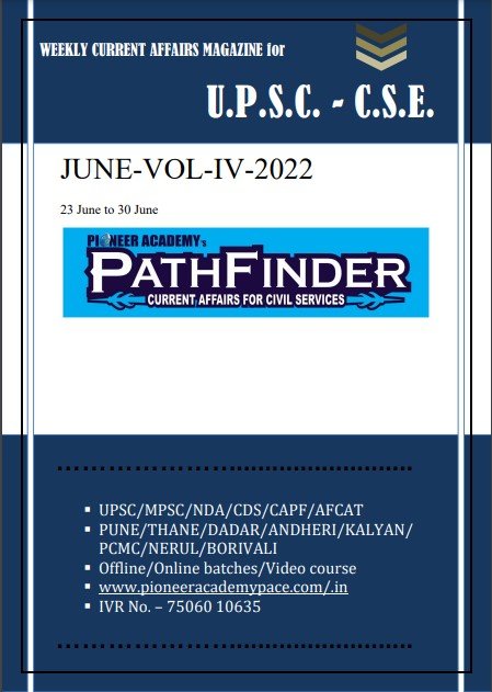 June 2022-4th Week-Upsc Current Affairs