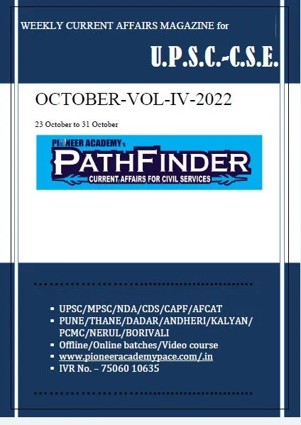 October 2022-4th Week-Upsc Current Affairs